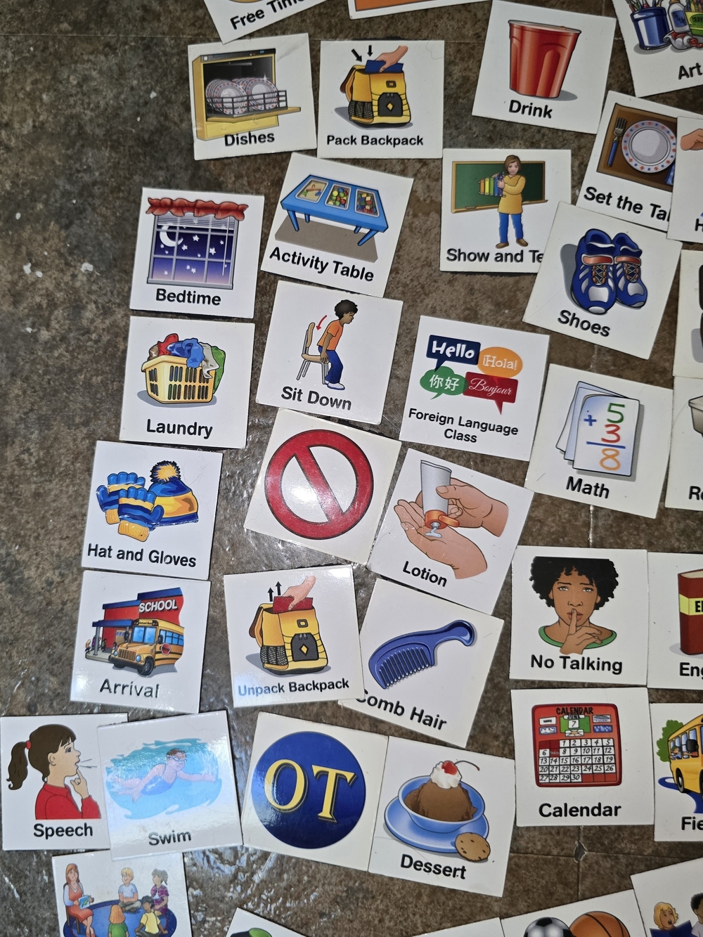 Visual Schedule Routine Cards for Kids Magnets not Complete - Picture 7 of 10